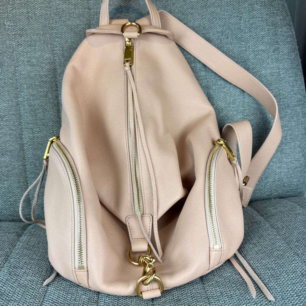 Rebecca Minkoff Julian Backpack Light Pink Leather